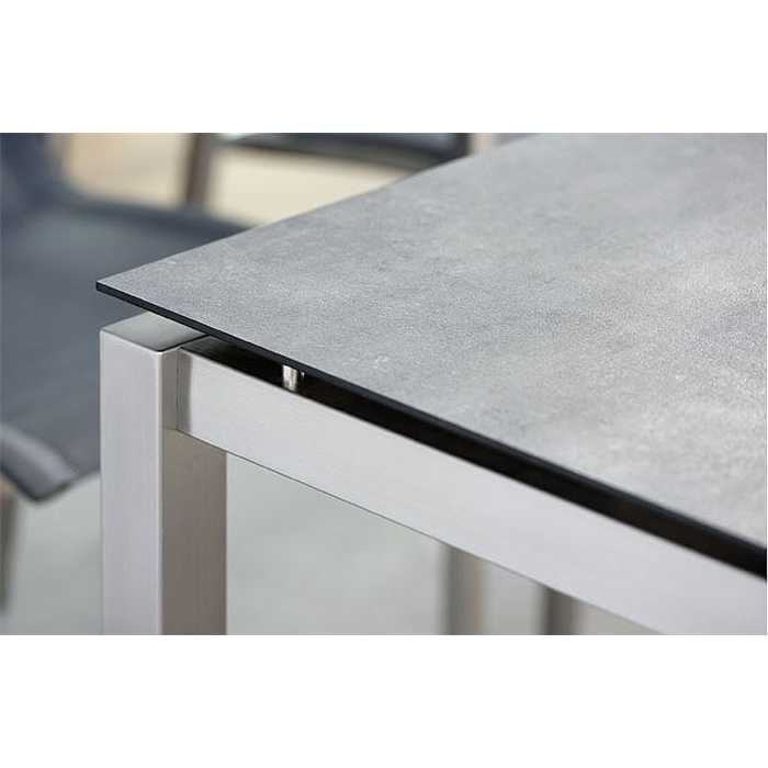 Plateau gris métalique de table STERN 250x100x73 cm - STERN