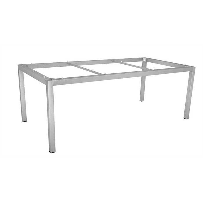Pieds de table en  inox carré - 200x100x73 cm - STERN