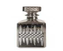 Carafe déco bronze/verre 9x9x23cm J-LINE, 49426, 5415203494269