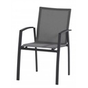 Chaise de jardin en aluminium - couleur anthracite - TORINO - TASTE - Promo sur l'expo