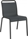 CHAISE OSKAR ALU ANTHRACITE TEXTILENE CARBONE - STERN, 418408, OSKAR