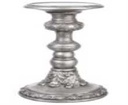Chandelier resine argent 15x15x28cm - J-LINE