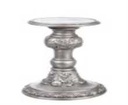 Chandelier resine argent 15x15x24cm - J-LINE