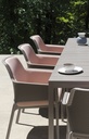 Fauteuil de jardin NET RELAX taupe – Design italien et confort absolu
