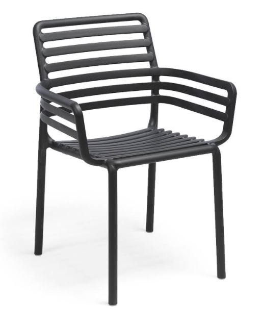 [NARDI-40254.02.000] Chaise DOGA ANTHRACITE - Nardi, DOGA, 40254.02.000, 4025402000