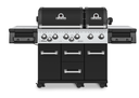 Barbecue black 6 bruleurs + 1 bruleur latéral Broil King Imperial 690 noir rôtissoire incluse