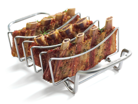 [BROIL KING 62602] Support de cuisson Broil King 62602 – rack inox pour ribs et rôtis barbecue