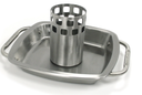 Support de cuisson pour poulet avec poele Broil King Impérial