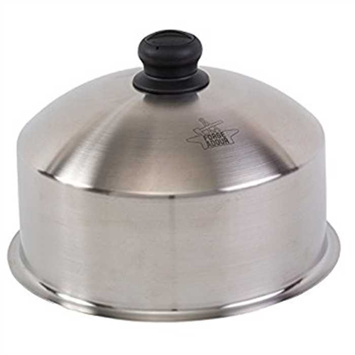 [FA - CUISEUR INOX 28] Spatule Longue Inox Forge Adour POM – Pour Plancha, Poisson et Grandes Pièces