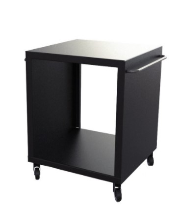 Table Morsø Living Small 62984300 – Chariot Outdoor pour Forno, Plan de Travail Mobile en Acier pour Cuisine Extérieure