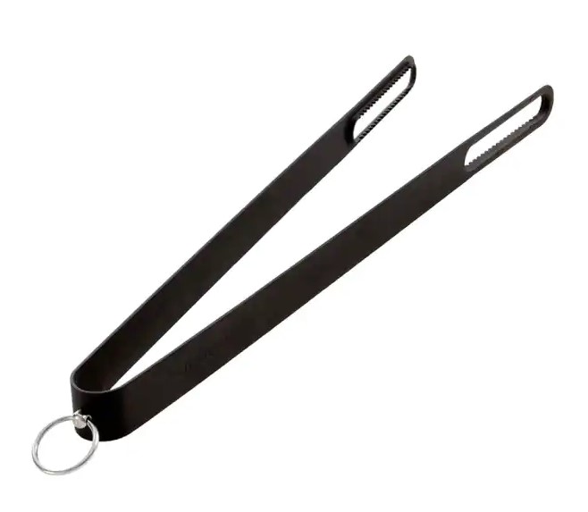 Pince Morsø 62980600 Fire Tongs – Ustensile en Acier pour Brasero et Four Forno, Manipulation Sécurisée du Bois et des Braises