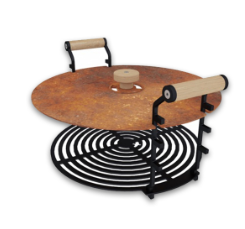 Grille de cuisson Quoco avec couvercle – Accessoire pour plancha Piano large