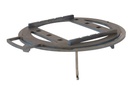 Grille en fonte QUOCO pour brochettes XL – Accessoire robuste pour cuisson parfaite au feu de bois