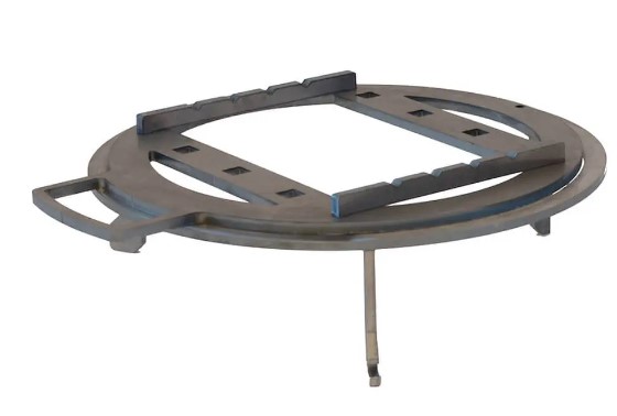 Grille en fonte pour brochettes pour modèle large Quoco, '39090015, GRILLE, 90015, GRILLE LARGE POUR BROCHETTES, 8719992234257