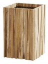 Pot de fleurs en teck - hauteur 70 cm 45x45 cm - MIGUEL - 4 SEASONS, MIGUEL, 213401, 8718144570694