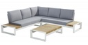 Salon de jardin MATISSE blanc - SET vendu avec la table basse et l'élément central - TASTE by 4 Seasons, 91245, MATISSE, 91247, 91248