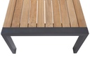 Table basse du salon de jardin GINGER anthracite - TASTE by 4 Seasons