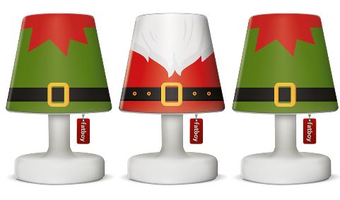 [FATBOY-104295] Mini Cappie Fatboy 106519 Santa and elfs Set de 3 – abat-jour décoratifs pour lampe Edison the Mini