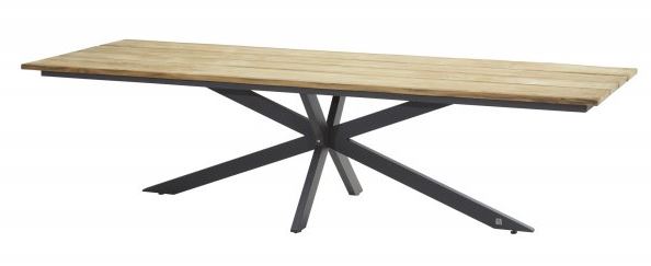 [4SO-19844 19842] Table de jardin Minerva 280 cm – table extérieure haut de gamme aluminium Belgique de 4 seasons outdoor