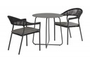 Ensemble de jardin anthracite Bistro Sienna - TASTE