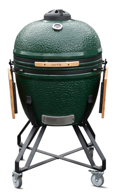 [OUTR-XXL70] Kamado BBQ OUTR XXL70 Vert – Performance XXL & Saveurs Authentiques au Charbon