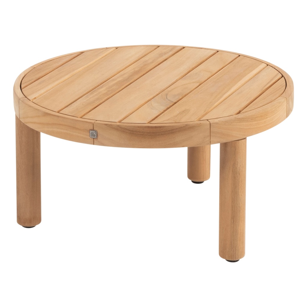 [4SO-214068] Table basse FINN ronde D.60cm en teck par 4 seasons, FINN