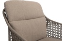 Chaise de jardin MORETTI Terre – Rope & inox avec coussins – 4 Seasons Outdoor
