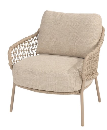 [4SO-214269] Fauteuil de jardin SARDINIA low de 4 seasons outdoor, SARDINIA