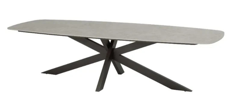 [TASTE-91597+91320] Table de jardin Prado 240 × 105 cm anthracite – Plateau céramique – Taste 4SO