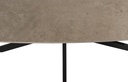 Table de jardin PRADO 240 x 105 cm – Aluminium anthracite & plateau céramique