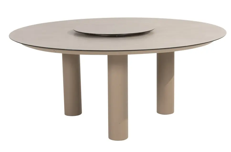 DONATO  Table de jardin couleur Latté - Diamètre: 160 cm - TASTE by 4 seasons outdoor, 91642