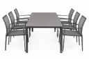 Ensemble de jardin Goa & Melbourne – Table HPL 220 cm + 6 chaises empilables | 4 Seasons Outdoor