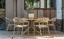 Sienna chaise de jardin couleur: "latté" par 4 seasons outdoor
