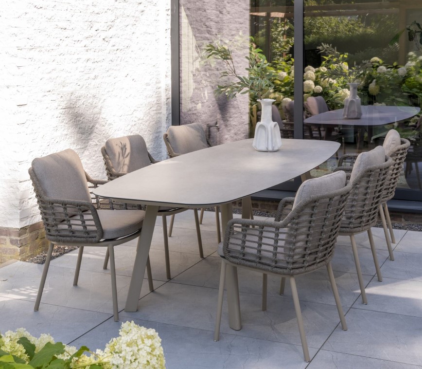 [4SO-9162791533] Ensemble de jardin Manolo & Puglia – Taste 4 Seasons Outdoor – coloris latté