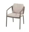 Chaise de Jardin Barolo en Aluminium Terre avec Coussins Outdoor – Design Élégant & Confort Premium