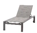 Transat TROPIC en aluminium de couleur terre avec roues de 4 seasons taste