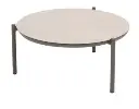 Vic table basse en céramique couleur terre - D.73 cm x H.35 cm de Taste by  4 seasons outdoor