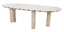 Table DENIA en aluminium couleur "latte" 240x110cm - Taste by 4 seasons outdoor