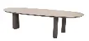 DENIA-Table de jardin en aluminium couleur "terre" 290x110 cm - Taste by 4 seasons outdoor 