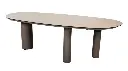 DENIA-Table en aluminium couleur "terre" 240x110 cm- Taste by 4 seasons outdoor 