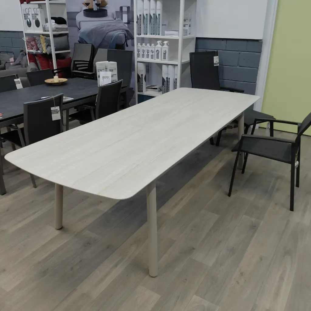[STERN-EXT GREIGE] Table extensible GREIGE de Stern Moebel