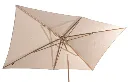 AZZURO - Parasol couleur "sand" 200X300cm - 4seasons outdoor 