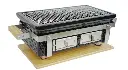  BRAZA TABLE GRILL SQUARE couleur noir