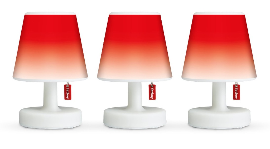 Mini Cappie Fatboy 106519 Red mist Set de 3 – abat-jour décoratifs pour lampe Edison the Mini
