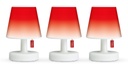 Mini Cappie Fatboy 106519 Red mist Set de 3 – abat-jour décoratifs pour lampe Edison the Mini