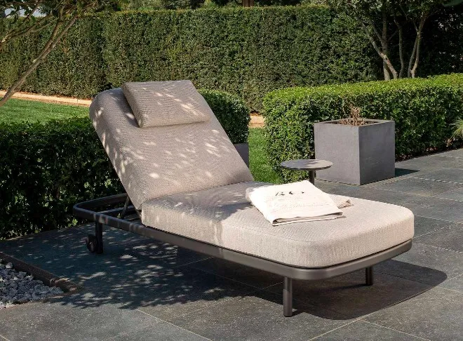 Transat Milano en aluminium anthracite - 4 Seasons Outdoor