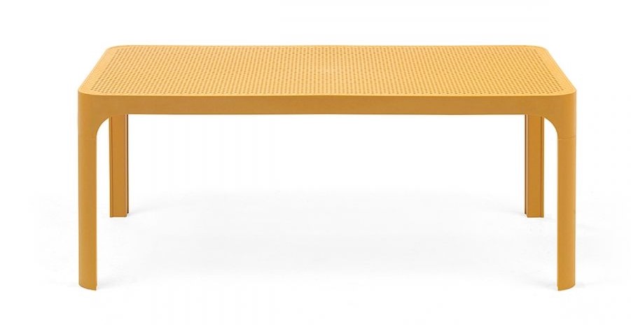 [NARDI TABLE NET 40064.56.000] Table basse de jardin en résine "senape" 100 cm NET - Nardi, 40064.56.000, 4006456000