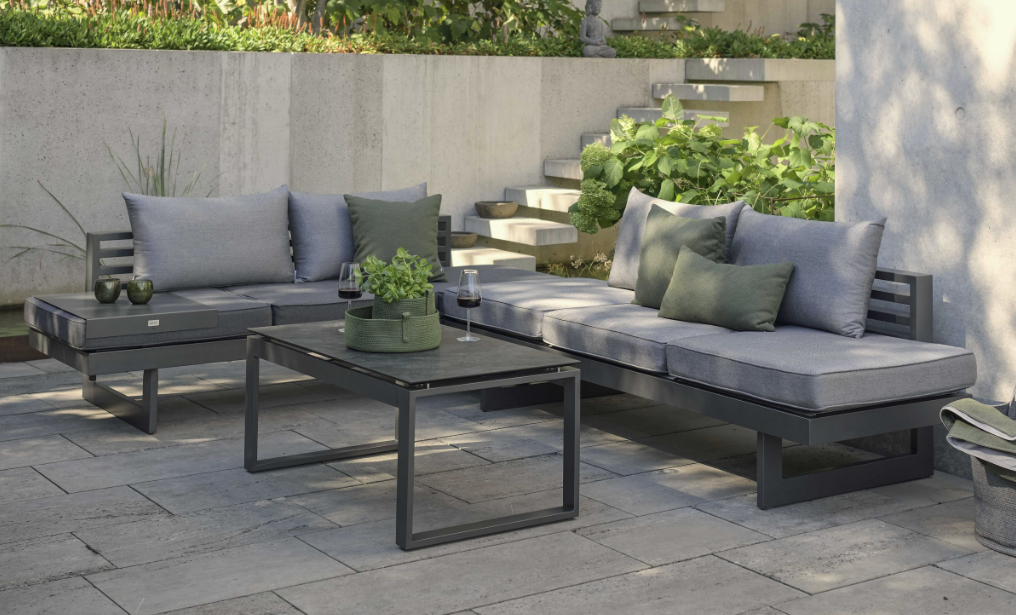 [STERN-418380 SALON HOLLY ANTHRACITE] Salon de jardin HOLLY - STERN MOEBEL - HOLLY