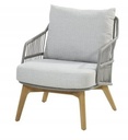 Fauteuil de jardin SEMPRE silver grey - 4 SEASONS OUTDOOR