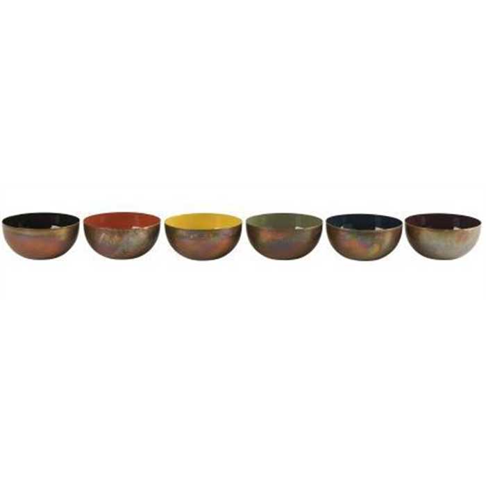 [ATHEZZA COUPELLES] Coupelles Colors Athezza – Assortiment de 6 coupelles décoratives colorées pour une table élégante